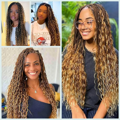 Deep Wave Bulk Hair for Braiding Brazilian Human Hair No Weft 14 To 28 Inch Extension Braids #4/27/4 #99j #1B #27 #p1B/30 Color